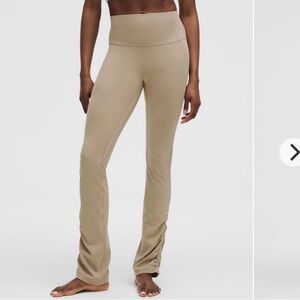 Lululemon Sz 10 Align Ruched Leg Pant in Sheer Oak